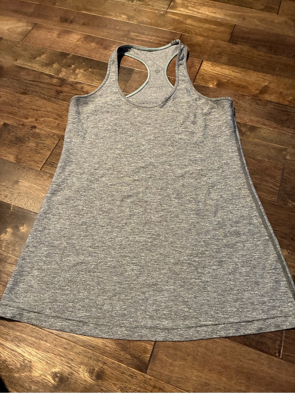lululemon athletica Heathered Light Gray Racerback Tank